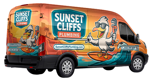 Sunset Cliffs Plumbing Van